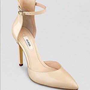Brand new natural tan guess pointed heels
